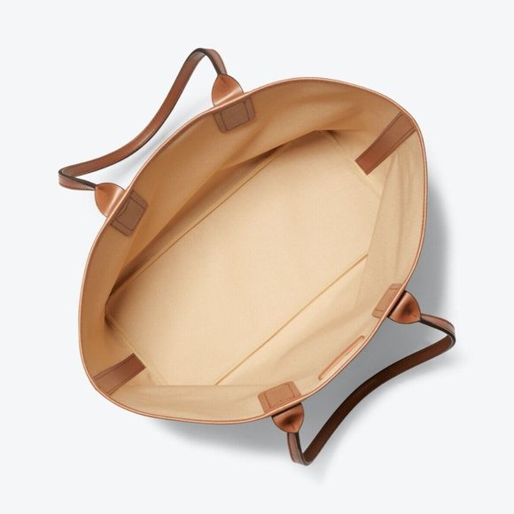 Michael Kors Jodie Large Shoulder Tote Bag Jacquard Luggage open top - Picture 8 of 10